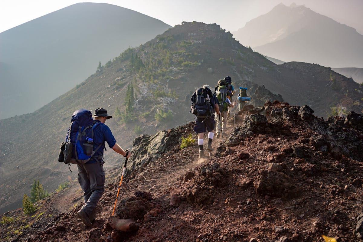Landing page paket tour Rinjani